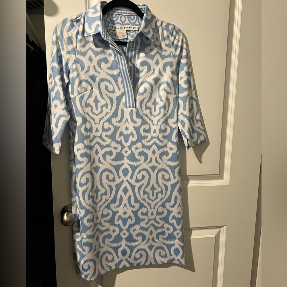 Gretchen Scott Everywhere Dress Periwinkle Size XS